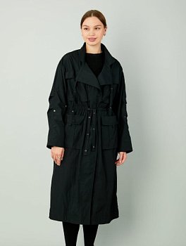 Плащ женский с английским воротником
