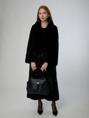 Шуба из натурального меха норки