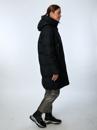 Пуховик стёганый с капюшоном