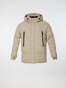 Пуховик стёганый с капюшоном