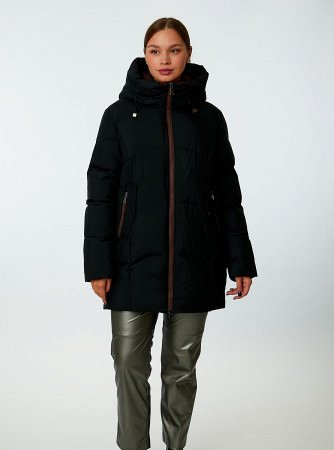 Пуховик женский с капюшоном 