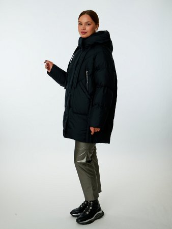 Пуховик женский с капюшоном 